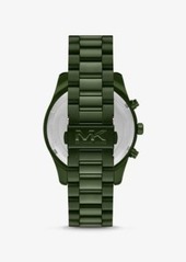 Michael Kors Oversized Lexington Green-Tone Watch