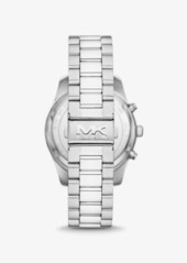 Michael Kors Oversized Lexington Silver-Tone Watch