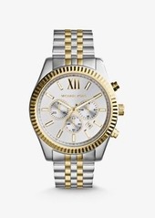 Michael Kors Oversized Lexington Two-Tone Watch