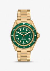 Michael Kors Oversized Maritime Gold-Tone Watch