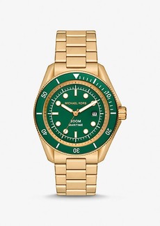 Michael Kors Oversized Maritime Gold-Tone Watch
