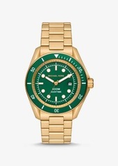 Michael Kors Oversized Maritime Gold-Tone Watch