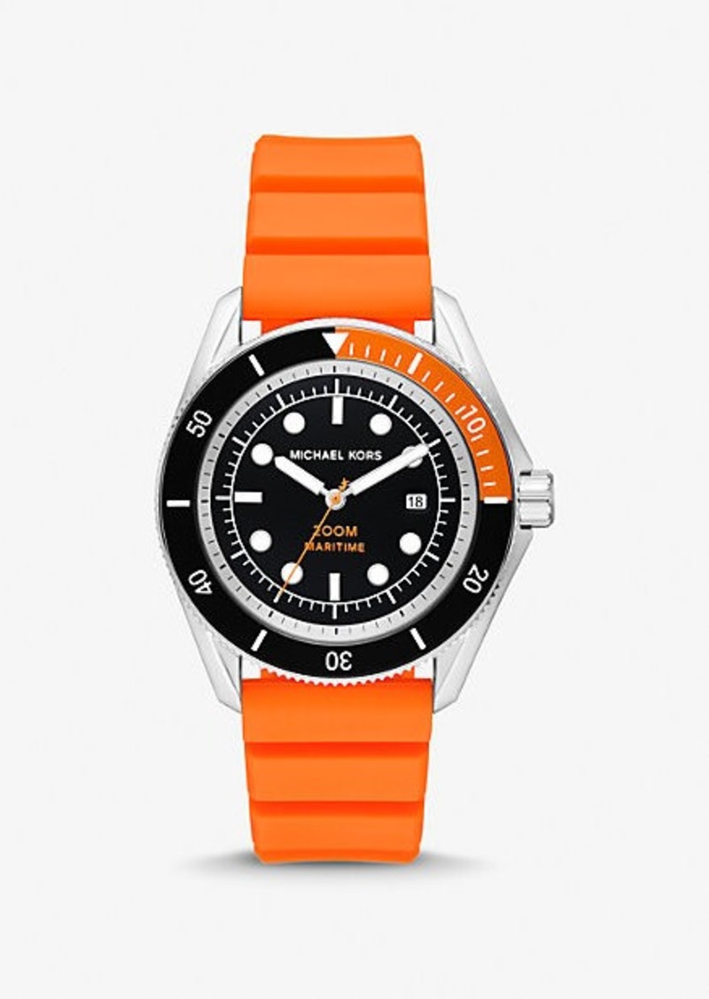 Michael Kors Oversized Maritime Silicone Watch