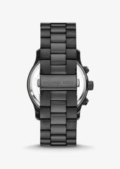 Michael Kors Oversized Runway Black-Tone Watch