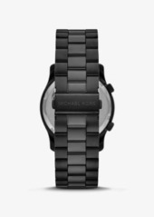 Michael Kors Oversized Runway Black-Tone  Watch