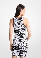 Michael Kors Palm Jacquard Tank Dress