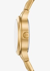 Michael Kors Mini Aspyn Pavé Gold-Tone Watch