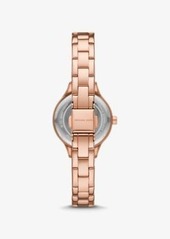 Michael Kors Petite Aspyn Pavé Rose Gold-Tone Watch