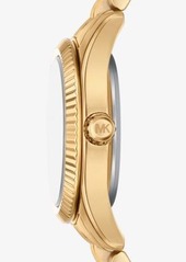 Michael Kors Petite Lexington Pavé Gold-Tone Watch