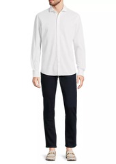 Michael Kors Pique Long-Sleeve Shirt