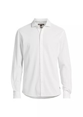 Michael Kors Pique Long-Sleeve Shirt