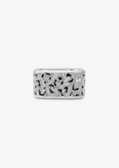 Michael Kors Precious Metal-Plated Brass and Enamel Leopard Pavé Ring