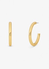 Michael Kors Precious Metal-Plated Brass Small Hoop Earrings