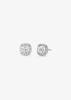 Michael Kors Sterling Silver Pavé Pear Shaped Stud Earrings | Jewelry