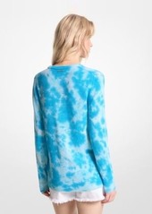 Michael Kors Printed Cashmere Sweater