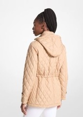 Michael Kors Quilted Hooded Jacket