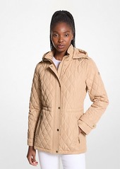 Michael Kors Quilted Hooded Jacket