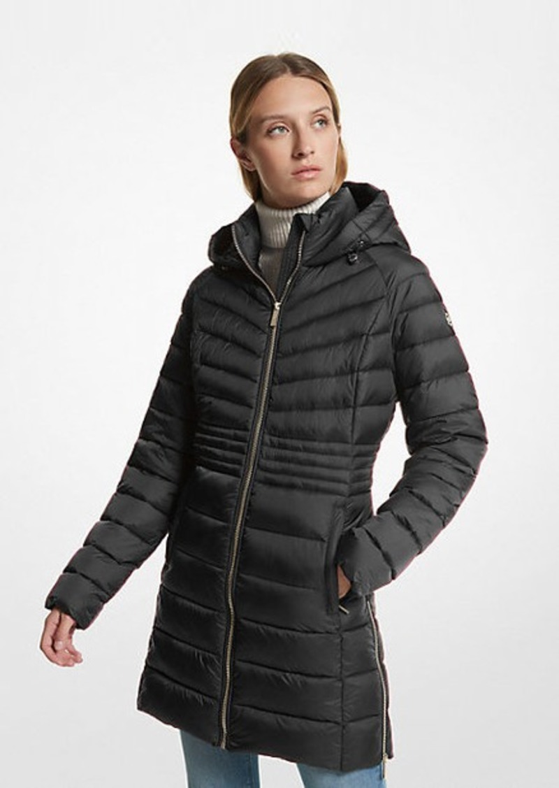 Michael Kors Quilted Nylon Puffer Coat