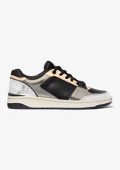 Michael Kors Rebel Color-Block Leather Sneaker