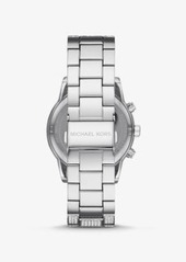Michael Kors Ritz Pavé Silver-Tone Watch