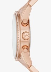 Michael Kors Ritz Rose Gold-Tone Watch