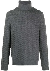 Michael Kors roll neck cable knit jumper