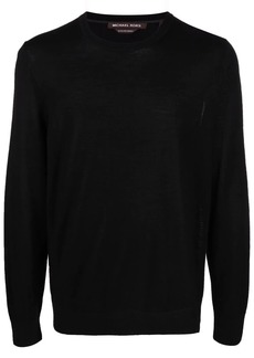 Michael Kors round neck long-sleeved top