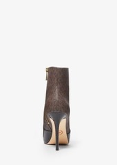 Michael Kors Rue Logo and Leather Boot