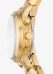 Michael Kors Runway 18K Gold-Plated Stainless Steel Triple Wrap Watch