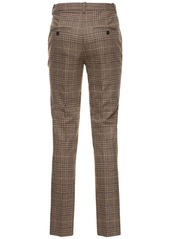 Michael Kors Samantha Check Flannel Straight Pants