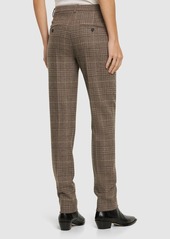 Michael Kors Samantha Check Flannel Straight Pants