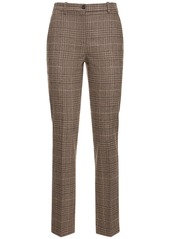 Michael Kors Samantha Check Flannel Straight Pants