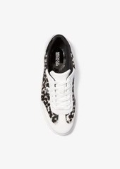 Michael Kors Scotty Leopard Print Calf Hair Sneaker