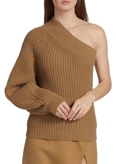 Michael Kors Shaker One-Shoulder Sweater