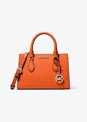 Michael Kors Sheila Small Faux Saffiano Leather Satchel