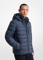 Michael Kors Signature Logo Puffer Jacket