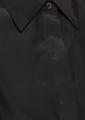 Michael Kors Silk & Cotton Taffeta Shirt