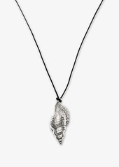 Michael Kors Silver-Tone Conch Shell Necklace