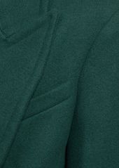 Michael Kors Single Breasted Wool Melton Long Coat