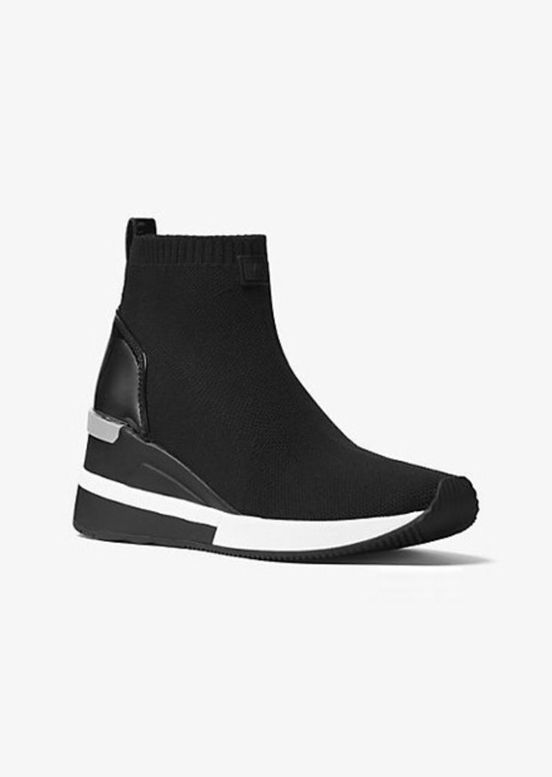 Michael Kors Skyler Stretch-Knit Sock Sneaker