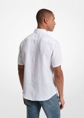 Michael Kors Slim-Fit Linen Shirt