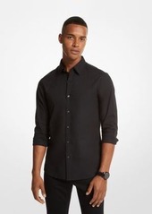 Michael Kors Slim-Fit Stretch-Cotton Shirt