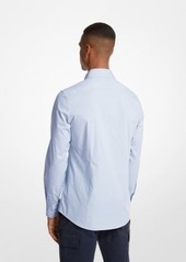 Michael Kors Slim-Fit Stretch-Cotton Shirt