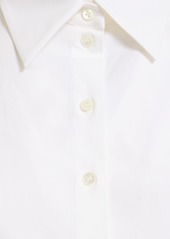 Michael Kors Spiral Sleeve Oversize Poplin Shirt