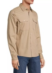 Michael Kors Stretch-Cotton Slim-Fit Shirt