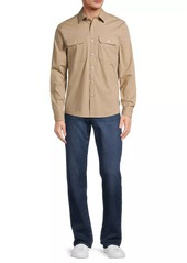 Michael Kors Stretch-Cotton Slim-Fit Shirt