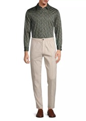 Michael Kors Stretch-Cotton Slim-Fit Shirt