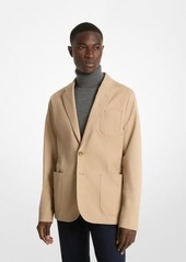 Michael Kors Stretch Cotton Twill Blazer