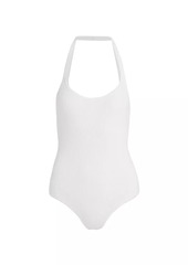 Michael Kors Stretch Jersey Halter Bodysuit