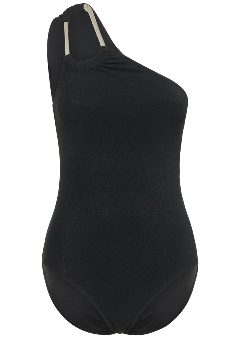 Michael Kors Stretch Jersey One Shoulder Swimsuit